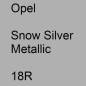 Preview: Opel, Snow Silver Metallic, 18R.